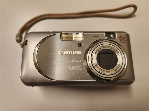 Canon Powershot A Mp Compact Digital Camera Silver For Parts Or