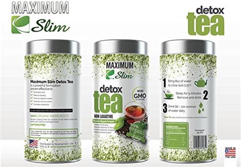 Maximum Slim ORGANIC DETOX Tea - MaximumSlim Health Products