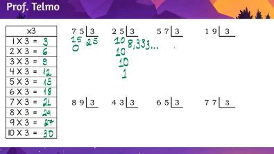 Como fazer conta de dividir 1 números Matemática