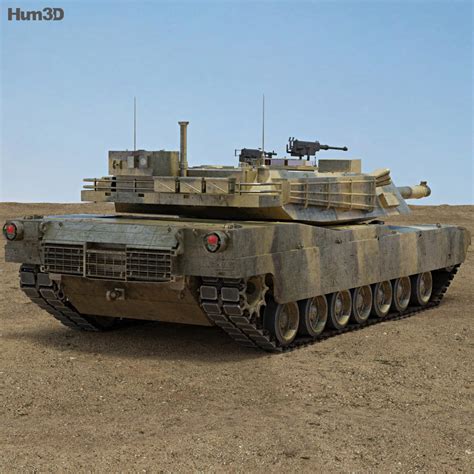 M1A2 Abrams 3D model - Military on Hum3D