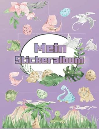 Mein Stickeralbum Leeres Stickerbuch Zum Einkleben Und Sammeln 120