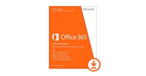 microsoft office 365 mi esd hogar 5 pcs 1 año licencia electronica de