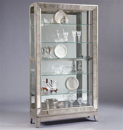 Pulaski Furniture Curios Platinum Side Entry Curio Cabinet | Wayside ...