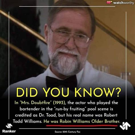 Brother Of Robin Williams Robert Todd Williams Movie Facts Fun Facts Intresting Facts