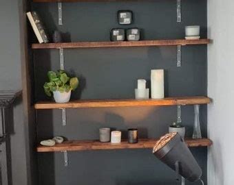 Deep Cm Scaffold Board Rustic Wooden Shelves Handmade Etsy Uk