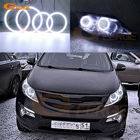 Kit De Ojos De Ngel Led COB Ultrabrillante Para Kia Sportage 3 SL 2010