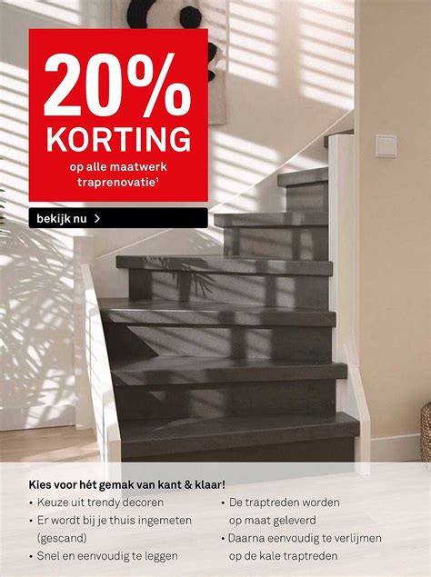 Op Alle Maatwerk Traprenovatie 20 Korting Aanbieding Bij Karwei