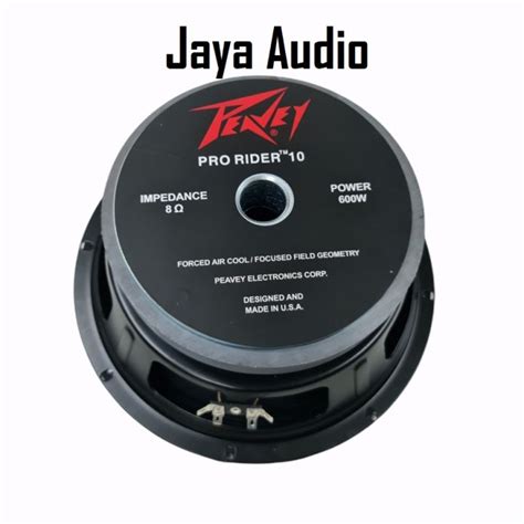 SPEAKER PEAVEY 10 INCH PRO RIDER 600 WATT BISA COD Lazada Indonesia