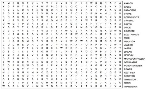 Printable Jumbo Word Search