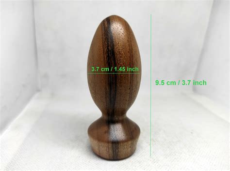 Wooden Butt Plug Handmade Anal Dildo Eros Sex Toy Etsy