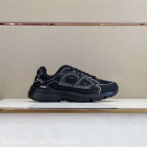 Dior B30 Sneaker Black Mesh And Technical Fabric 3sn279zrfh900 Amofoot