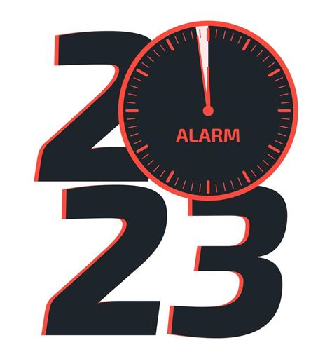 2023 Doomsday alarm poster. Doomsday clock. Symbol of global ...