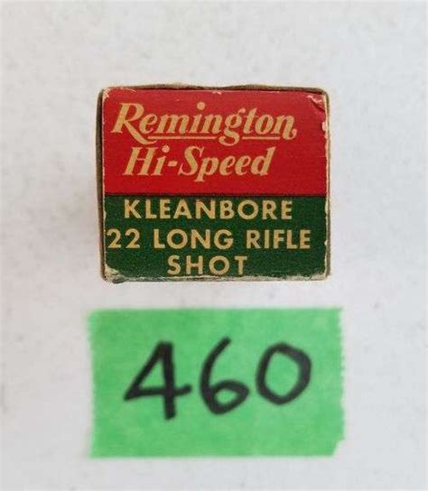 Vintage Remington Hi Speed Kleanbore 22 Long Rifle Shot 1 X 50