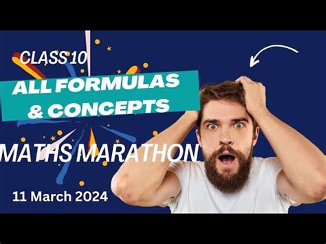 Class 10 Maths All Formulas And Concepts In One Shot CBSE Class 10