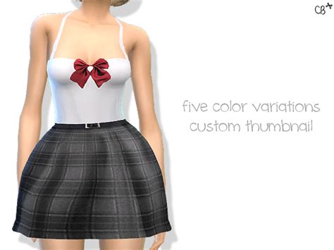 The Sims Resource School Uniform Dress