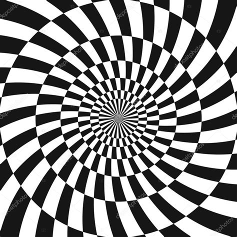 Swirl Optical Illusion Radial Spiral Swirl Optical Illusion Pattern