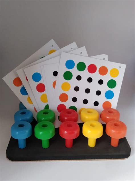 Pegboard Activity Pre School Mom And Kids