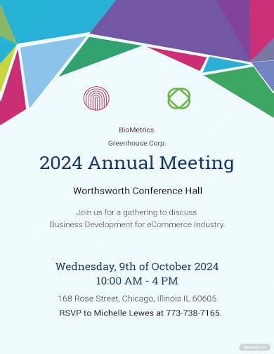 59 Meeting Invitation Designs Psd Ai Word Indesign