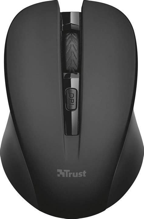 Trust Mydo Silent Click Wireless Mouse Radio Optical Black Buttons