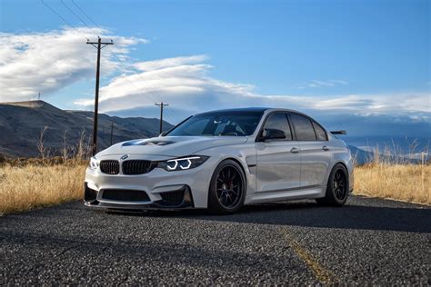 BMW F80 M3 with 18" FL-5 Wheels in Satin Black