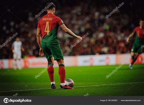 Ruben Dias Uefa Euro 2024 Qualifying Game National Teams Portugal ...