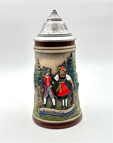 Stunning Vintage Gerzit Gertz Beer Stein West Germany Etsy