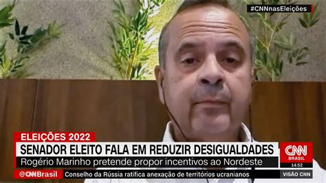 Cnn Brasil On Twitter O Senador Eleito Rog Rio Marinho Pl Rn Disse