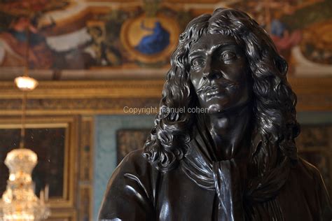 Bust Of Moliere Chamber Of The Muses Chateau De Vaux Le Vicomte