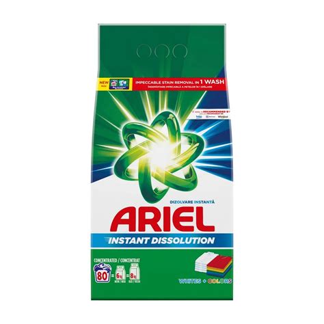 Paket mk Ariel White Colors Прашок за перење 6кг 80 перења