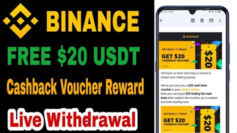 How To Redeem Binance Cashback Voucher Binance Task Centre Reward 20