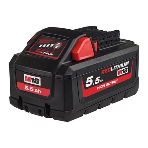 Milwaukee M18 High Output Batteri 55ah Jongshøj Maskiner Vhenrik