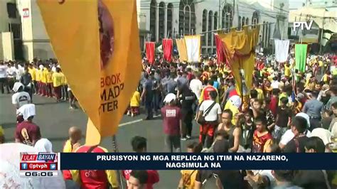 Ulatbayan Prusisyon Ng Mga Replica Ng Itim Na Nazareno Nagsimula Na