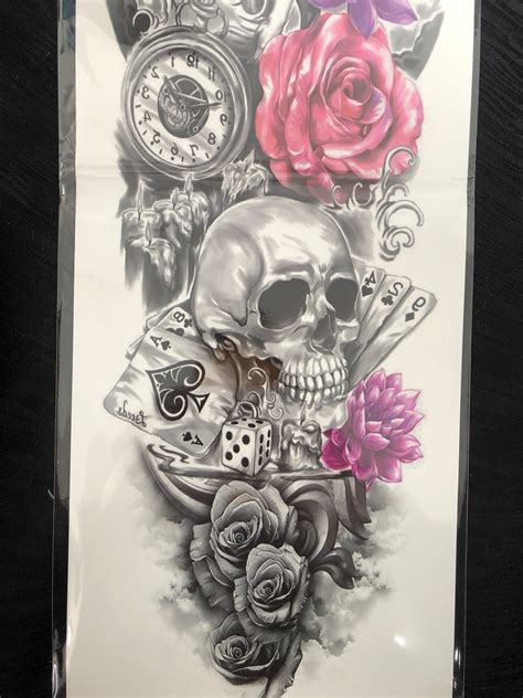 tattoo skull sleeve 2