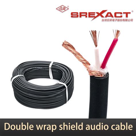 SREXACT 066 Audio Engineering Signal Cable Double Layer Spiral Shielded