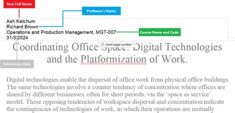 How To Make Mla Format Heading And Header In Wps Office Step By Step