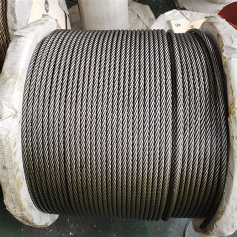 China Steel Wire Rope 12mm Wire Rope Sling Ungalvanized Stainless