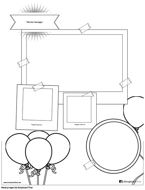 Leuke Scrapbook Lijntekening Storyboard By Nl Examples