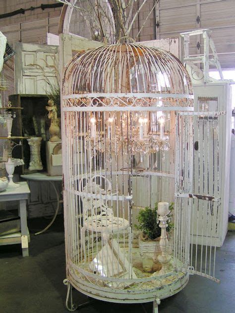 Big Bird Cage Ideas Shabby Chic 33 Ideas Bird Cage Decor Bird Cage