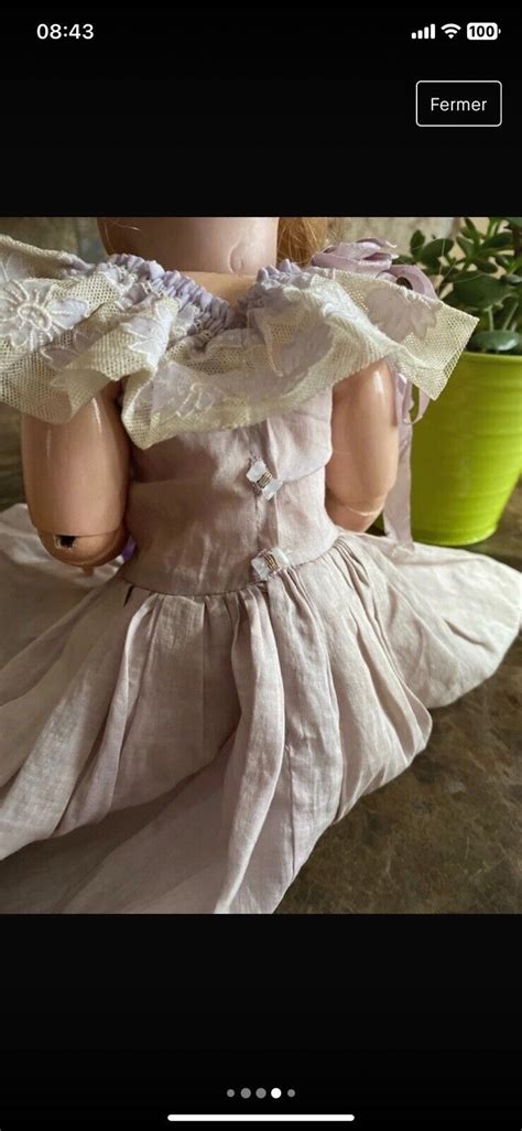 Robe Ancienne Poup E Jumeau Ebay