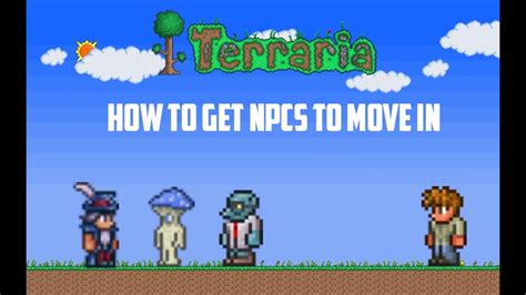 Terraria Ios How To Get Npcs To Move In Your House Full Tutorial