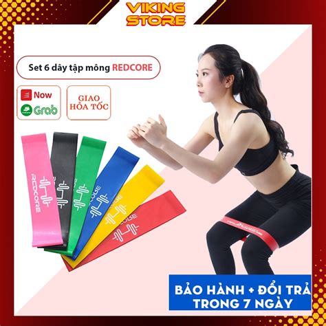 Dây Kháng Lực Tập Gymdây Miniband Cao Su đàn Hồi Tập Mông Siêu Bền