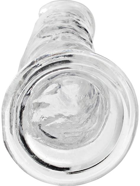 Realrock Crystal Clear Straight Realistic Dildo Cm Transparent