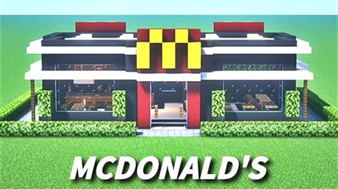 🍔 Come Costruire Un Mcdonald S Su Minecraft Minecraft Tutorial Ita Youtube