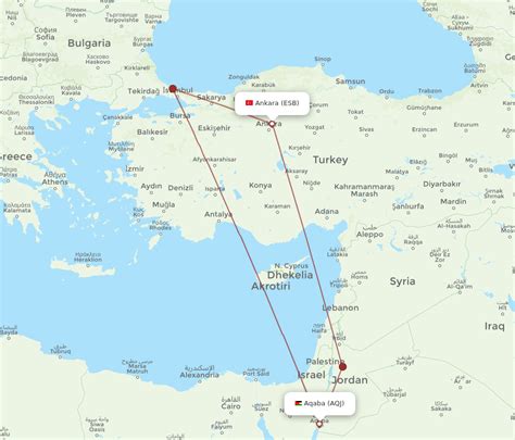 Flights From Aqaba To Ankara Aqj To Esb Flight Routes