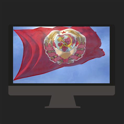 USSR 1922 Flag Loop - Scooxer. Ready to Use Graphics