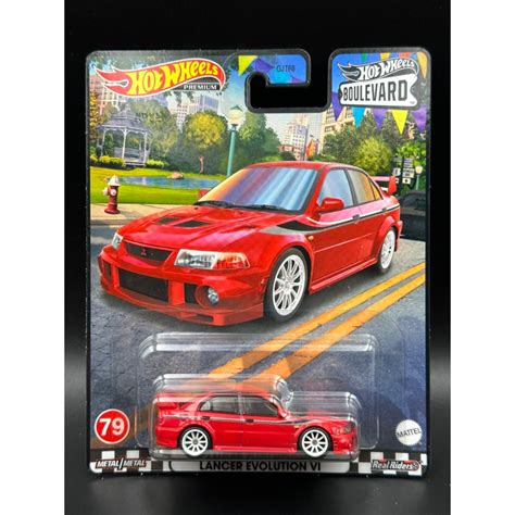 78車庫1 64 Hot Wheels 風火輪林蔭大道Mitsubishi EVO VI 三菱 蝦皮購物