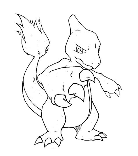 Desenhos De Charmeleon Para Colorir E Imprimir Colorironline