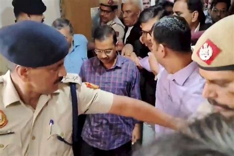 Arvind Kejriwal Arrested Delhi Cm To Spend Night At Ed Office Amid Aap