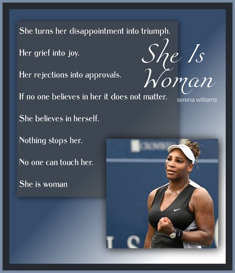 She Is Woman Serena Williams Celebrating The Power Of Sports