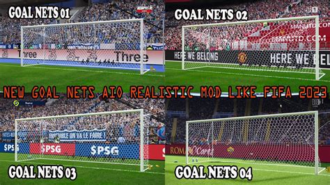 NEW GOAL NETS AIO REALISTIC MOD LIKE FIFA 2023 ALL PATCH COMPATIBLE